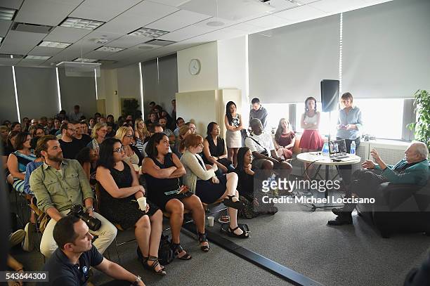 Photographer Ron Galella presents "The Stories Behind the Pictures" at the Getty Images office on June 29, 2016 in New York City.