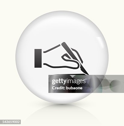 Scalp icon on white round vector button Scalp icon on white round vector button