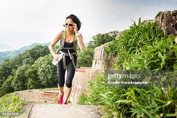 woman running and hiking on the nature - pictures of containers seized by customs stock pictures, royalty-free photos & images