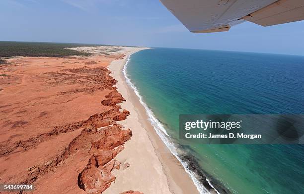 Aviation runways throughout the Kimberley region on October 05, 2011 in Western Australia. These remote runways and landing strips are a collection...