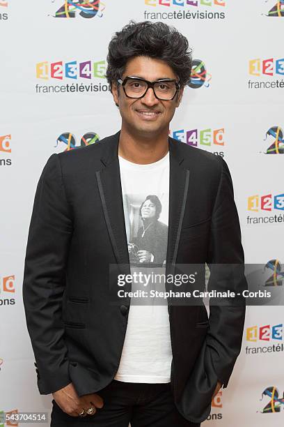 Sebastien Folin attends the France Television 2016/2017 Photocall on June 29, 2016 in Paris, France.
