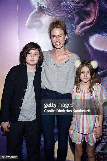 Sunrise Coigney and guests attend a Screening of "The BFG" hosted by Disney & the Cinema Society at Village East Cinema on June 29, 2016 in New York...