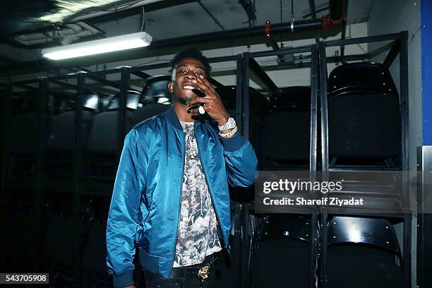 Desiigner performs during the XXL Freshman Tour at Best Buy Theater on June 29, 2016 in New York City.