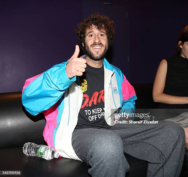 Lil Dicky performs during the XXL Freshman Tour at Best Buy Theater on June 29, 2016 in New York City.