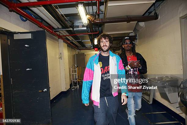 Lil Dicky performs during the XXL Freshman Tour at Best Buy Theater on June 29, 2016 in New York City.