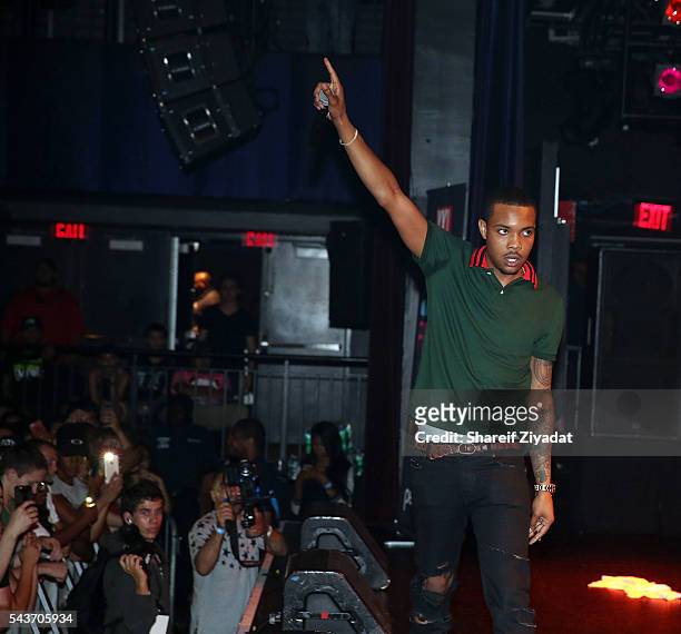 Herbo performs during the XXL Freshman Tour at Best Buy Theater on June 29, 2016 in New York City.