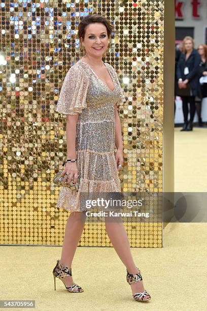 Julia Sawalha attends the World Premiere of "Absolutely Fabulous: The Movie" at Odeon Leicester Square on June 29, 2016 in London, England.