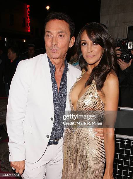 Bruno Tonioli and Jackie St Clair attending the Absolutely Fabulous: The Movie world film premiere, after party at Liberty of London on June 29, 2016...