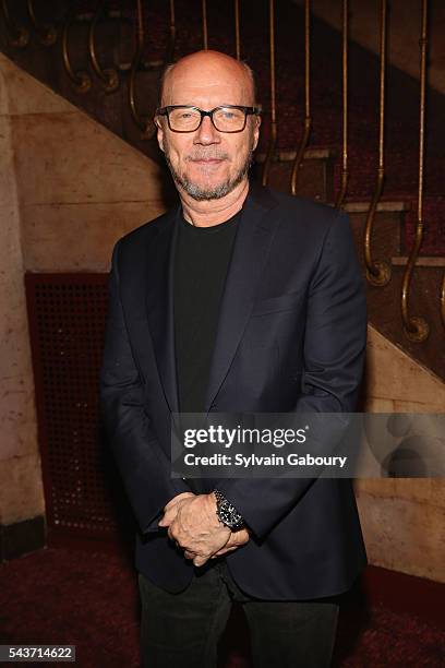 Paul Haggis attends a screening of "The BFG" hosted by Disney and The Cinema Society at Village East Cinema on June 29, 2016 in New York City.