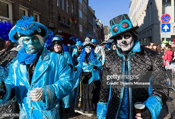 Maastricht, Limburg, Netherlands, February 15, 2015. — People enjoy the carnival in Maastricht.