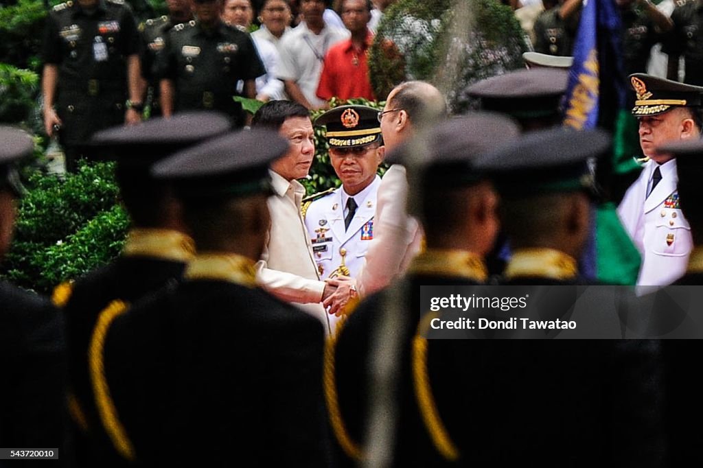 Rodrigo Duterte Sworn In As President Of The Philippines