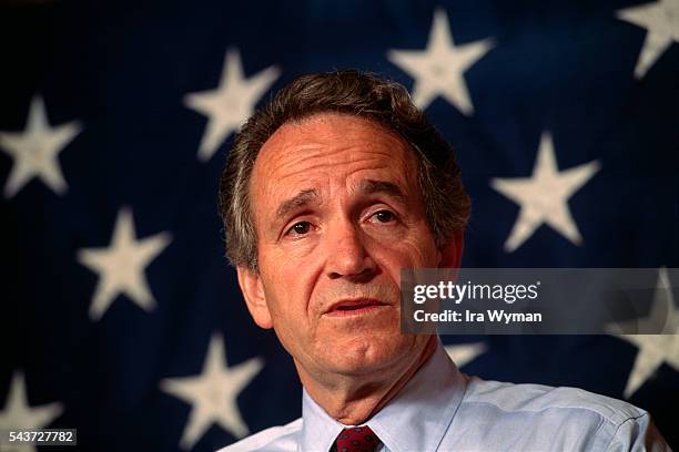 American Senator from Iowa Tom Harkin, candidate for the 1992 Democratic Party presidential nomination.