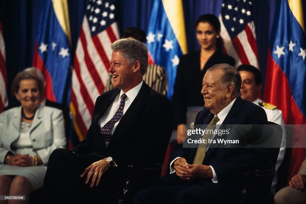 Official Visit of Bill Clinton to Venezuela