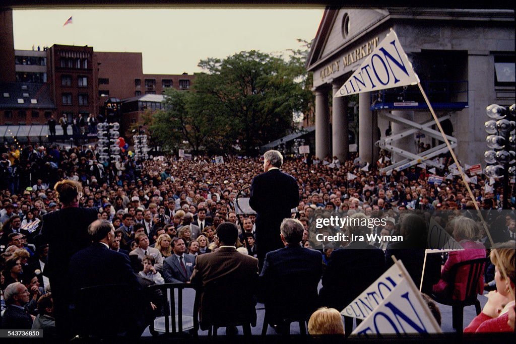 Bill Clinton's Campaign in Massasuchetts
