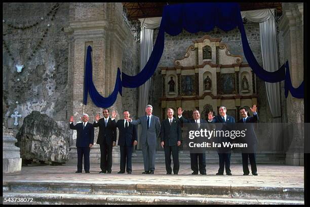 Official Visit of Bill Clinton in Guatemala