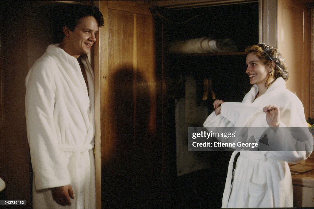 On the set of Prêt-à-Porter