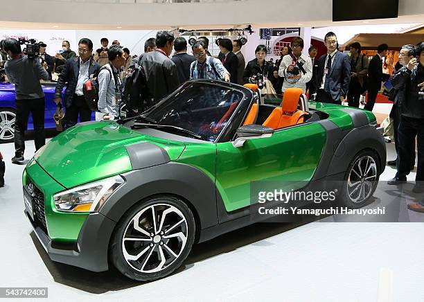 Daihatsu Motor Co.'s Kopen XMZ concept car is displayed at the 43rd Tokyo Motor Show, in Tokyo November 20, 2013. Photo by Haruyoshi Yamaguchi