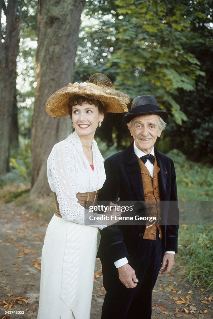 On the Set of "Un Dimanche à la Campagne"