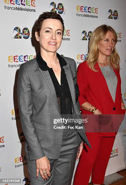 Sophie Jovillard attends France Television presents its programs 2016-2017 at France Television studios on June 29, 2016 in Paris, France.