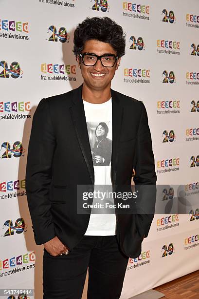 Sebastien Folin attends France Television presents its programs 2016-2017 at France Television studios on June 29, 2016 in Paris, France.