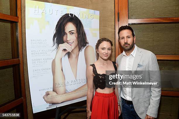 Photographer John Russo and guest attend Jetsmarter and Tanqueray celebrate Paula Patton Haute Living Cover at Nobu Malibu on June 29, 2016 in...