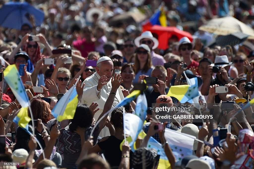 VATICAN-POPE-AUDIENCE-JUBILEE