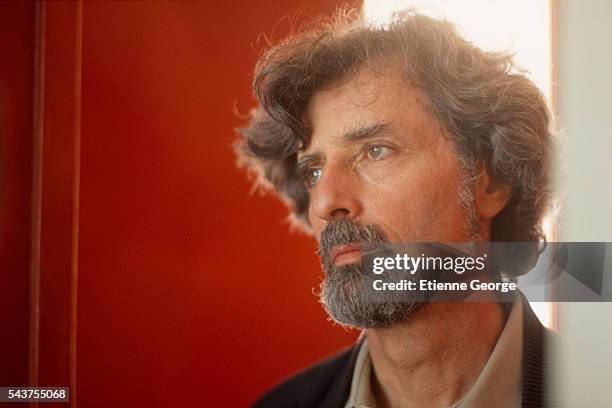 American director Philip Kaufman on the set of the his film "Henry & June", based on French writer Anais Nin's novel by the same title.
