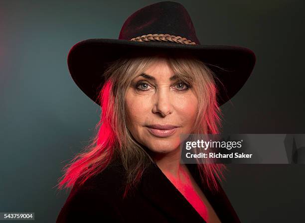 Fashion designer and tv presenter Brix Smith Start is photographed for the Observer on April 26, 2016 in London, England.