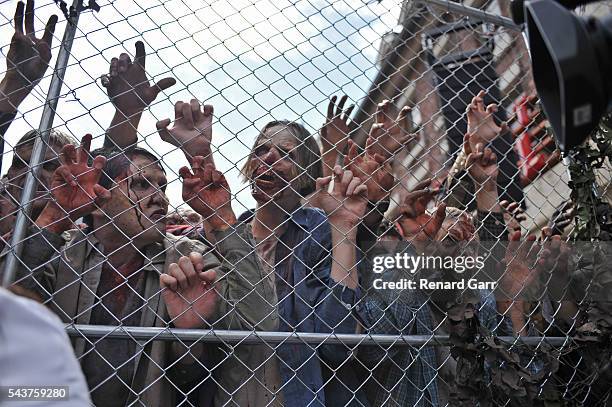 Don't Open, Dead Inside The Walking Dead Permanent Daytime Attraction at Universal Studios Hollywood on June 28, 2016 in Universal City, California.