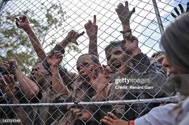 Don't Open, Dead Inside The Walking Dead Permanent Daytime Attraction at Universal Studios Hollywood on June 28, 2016 in Universal City, California.