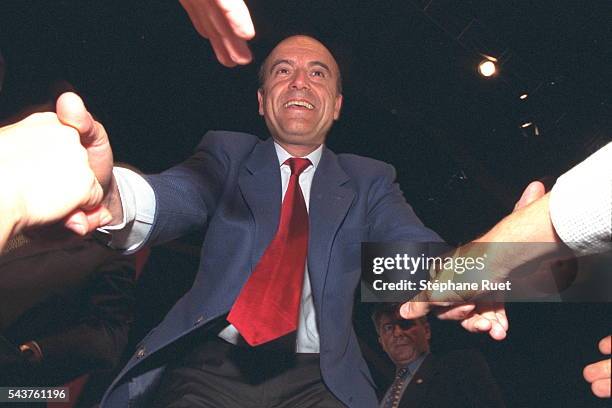 Personnes s’étaient réunies à la halle Tony Garnier pour écouter le premier ministre.