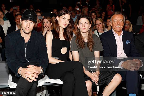 Swedish director Christian Larson, Lucie Von Alten, Eliot Paulina Sumner and Wolfgang Schattling attend the Wataru Tominaga presented by...