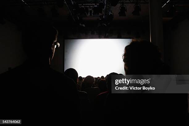 General view of the atmosphere at the Perret Schaad show during the Mercedes-Benz Fashion Week Berlin Spring/Summer 2017 at Stage at me Collectors...