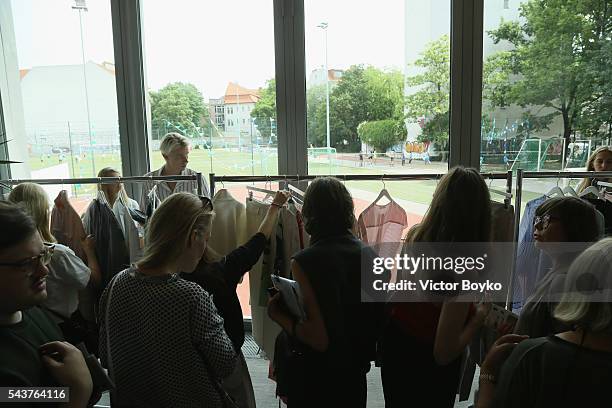 General view of the atmosphere at the Perret Schaad show during the Mercedes-Benz Fashion Week Berlin Spring/Summer 2017 at Stage at me Collectors...