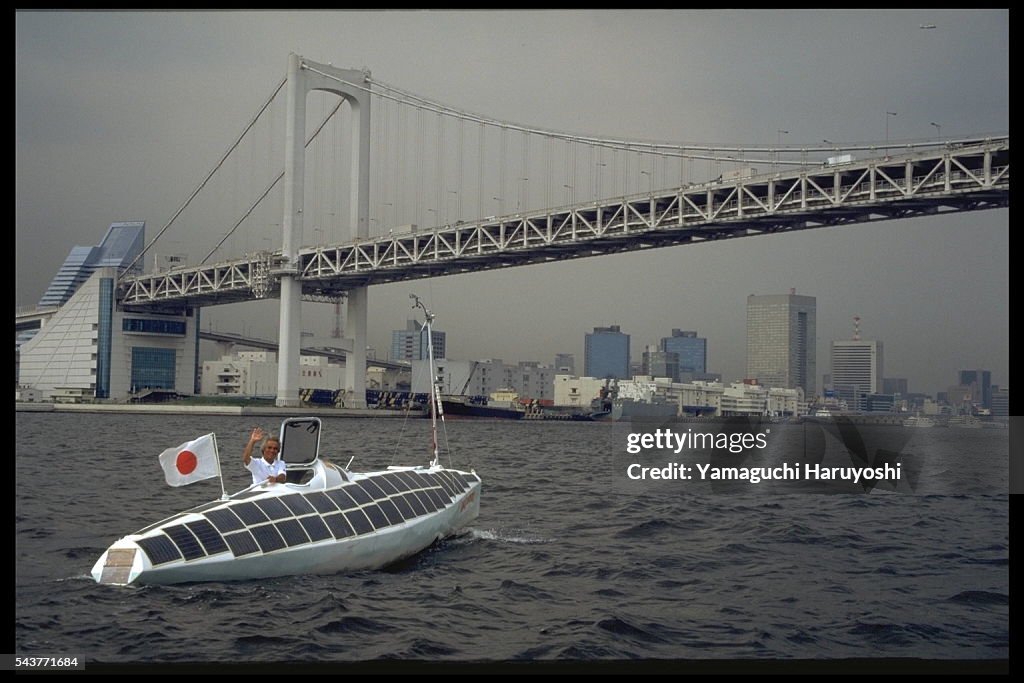 KENICHI HORIE CROSSES THE PACIFIC SINGLE HANDED