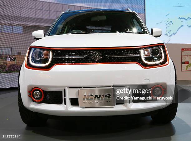 The new DAIHATSU NORIORI car during the 44th Tokyo Motor Show 2015 in Tokyo