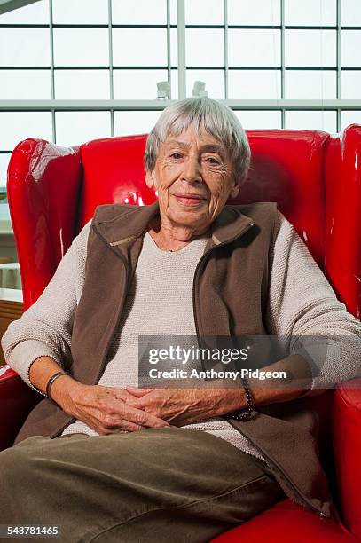 Portrait of author Ursula Le Guin at Wordstock Literary Festival in Portland, Oregon, USA on 9th October 2011.