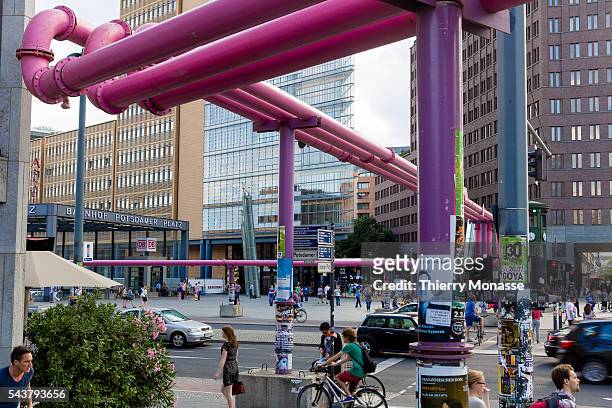 Berlin, Germany, July 30; 2013. -- Potsdamer Platz is an important public square and traffic intersection in the centre of Berlin. It is named after...
