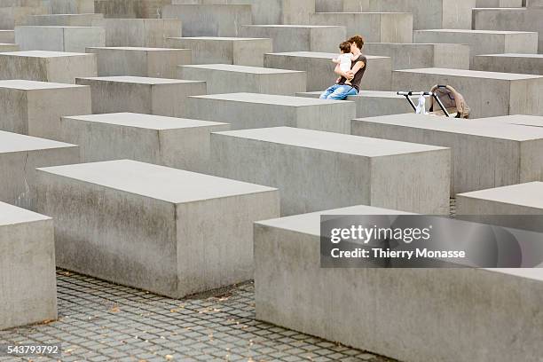 Berlin, Germany, July 30; 2013. -- The Memorial to the Murdered Jews of Europe , also known as the Holocaust Memorial, is a memorial in Berlin to the...