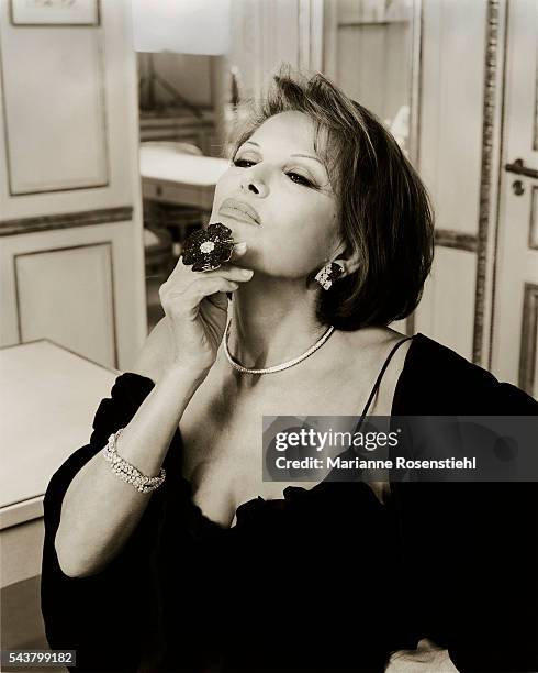 Italian actress Claudia Cardinale, and ambassador for Van Cleef and Arpels.