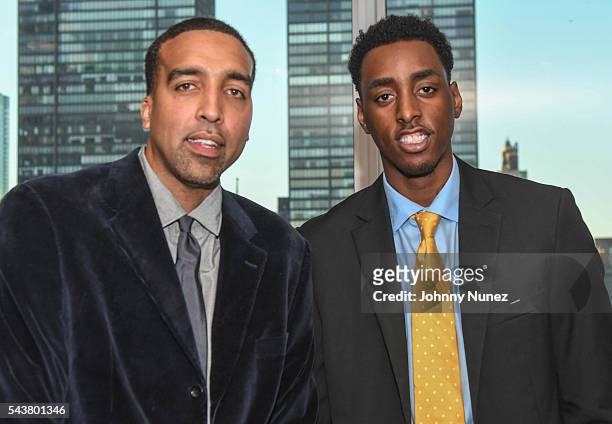 Danny Reyes and Anthony Mason Jr. Attends 2016 Union National Culture And Sports Foundation's Sports For Peace Charity Dinner Gala at United Nations...