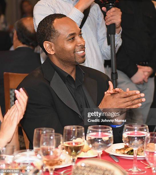 Derek Anderson attends the 2016 Union National Culture And Sports Foundation's Sports For Peace Charity Dinner Gala at United Nations on June 29,...