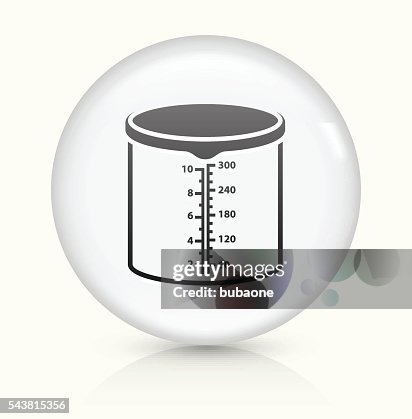 Container icon on white round vector button Container icon on white round vector button