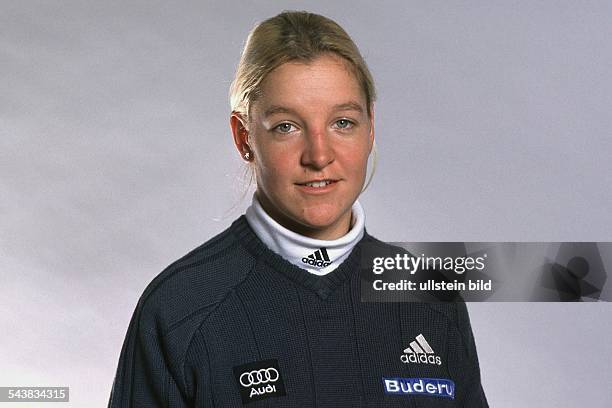 Skilangläuferin Viola Bauer. Deutscher Skiverband ; Saison 2000/2001; Skilanglauf;