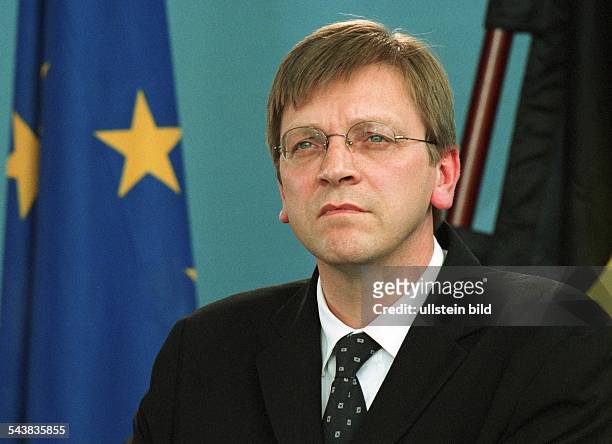 Der belgische Premierminister Guy Verhofstadt. .