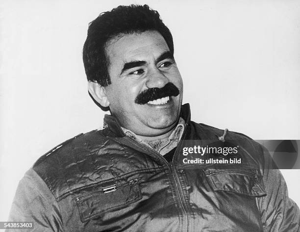 Der Chef der PKK Abdullah Öcalan. Aufgenommen September 1991.