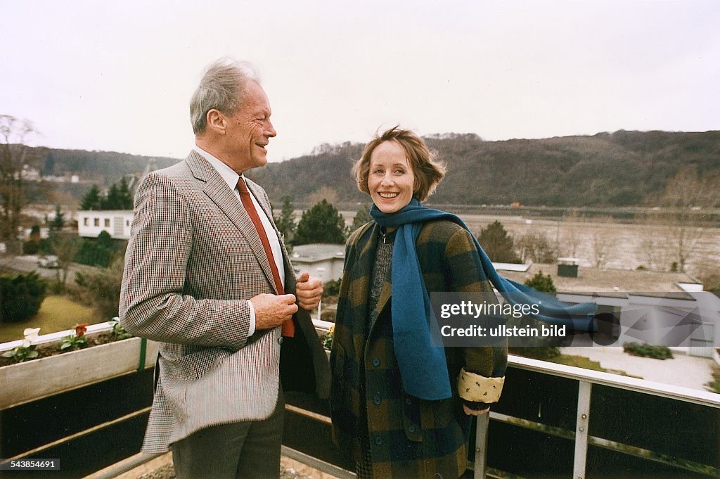 Willy Brandt* +Politician , Germanywith his wife Brigitte... News Photo
