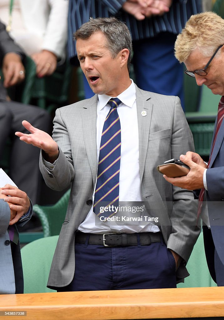 Celebrities Attend Wimbledon