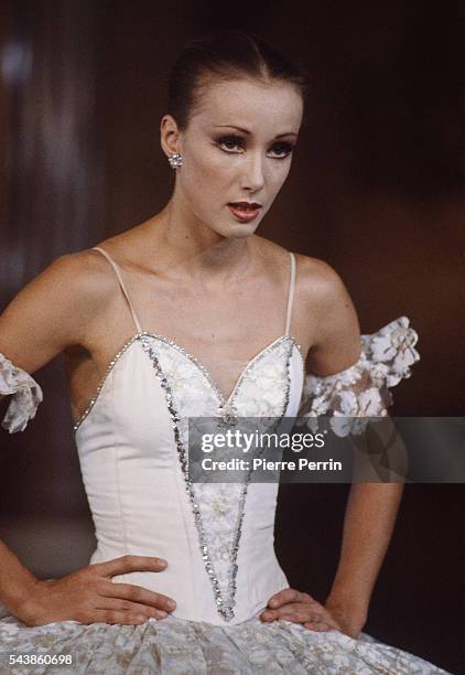 French prima ballerina Sylvie Guillem at the Paris Opera.