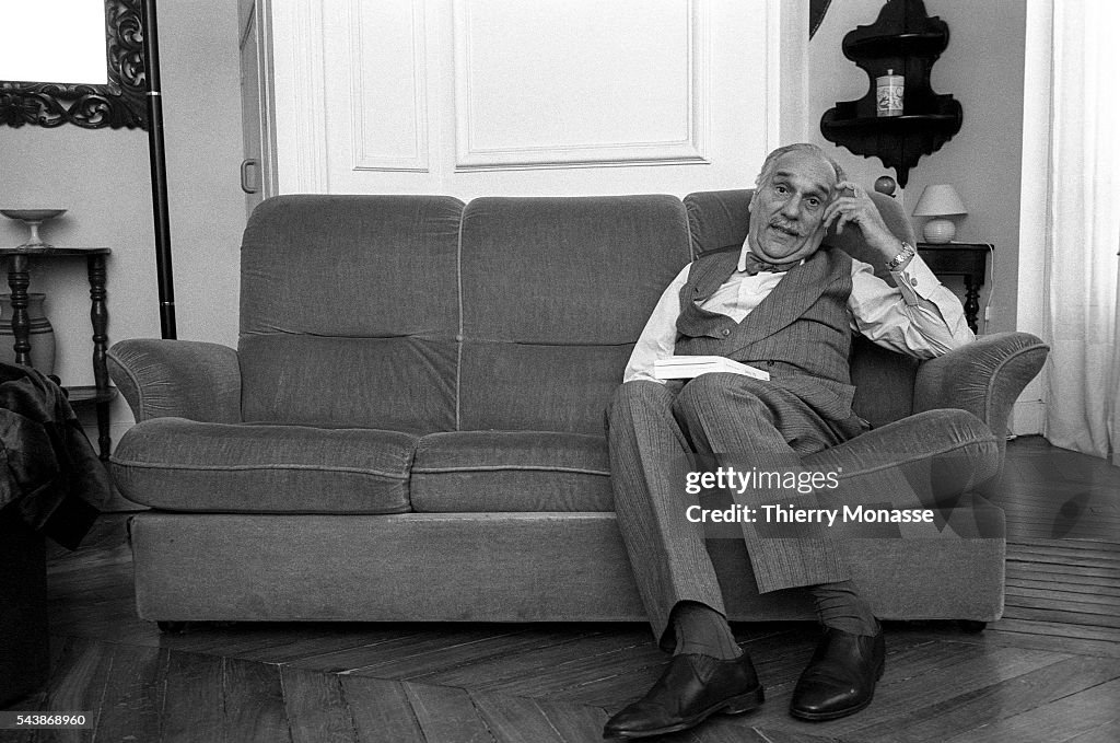 Jean Ruggiu Paris, France, June 7, 1994. -- French supporting actor Jean ROUGERIE ...
